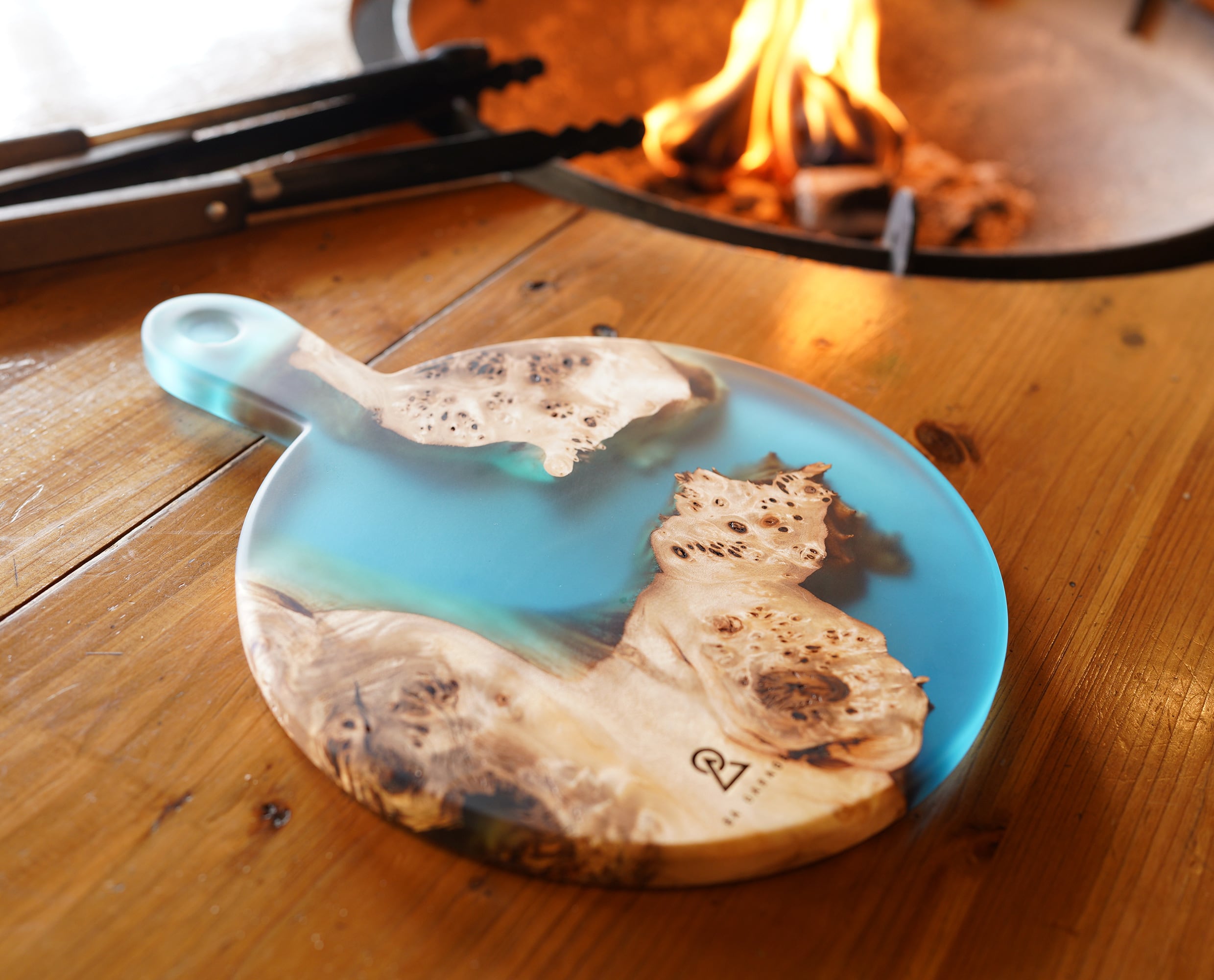 Resin Pizza Plate 2026 ver.「Poplar」 | 8A GARAGE(ヤエイガレージ