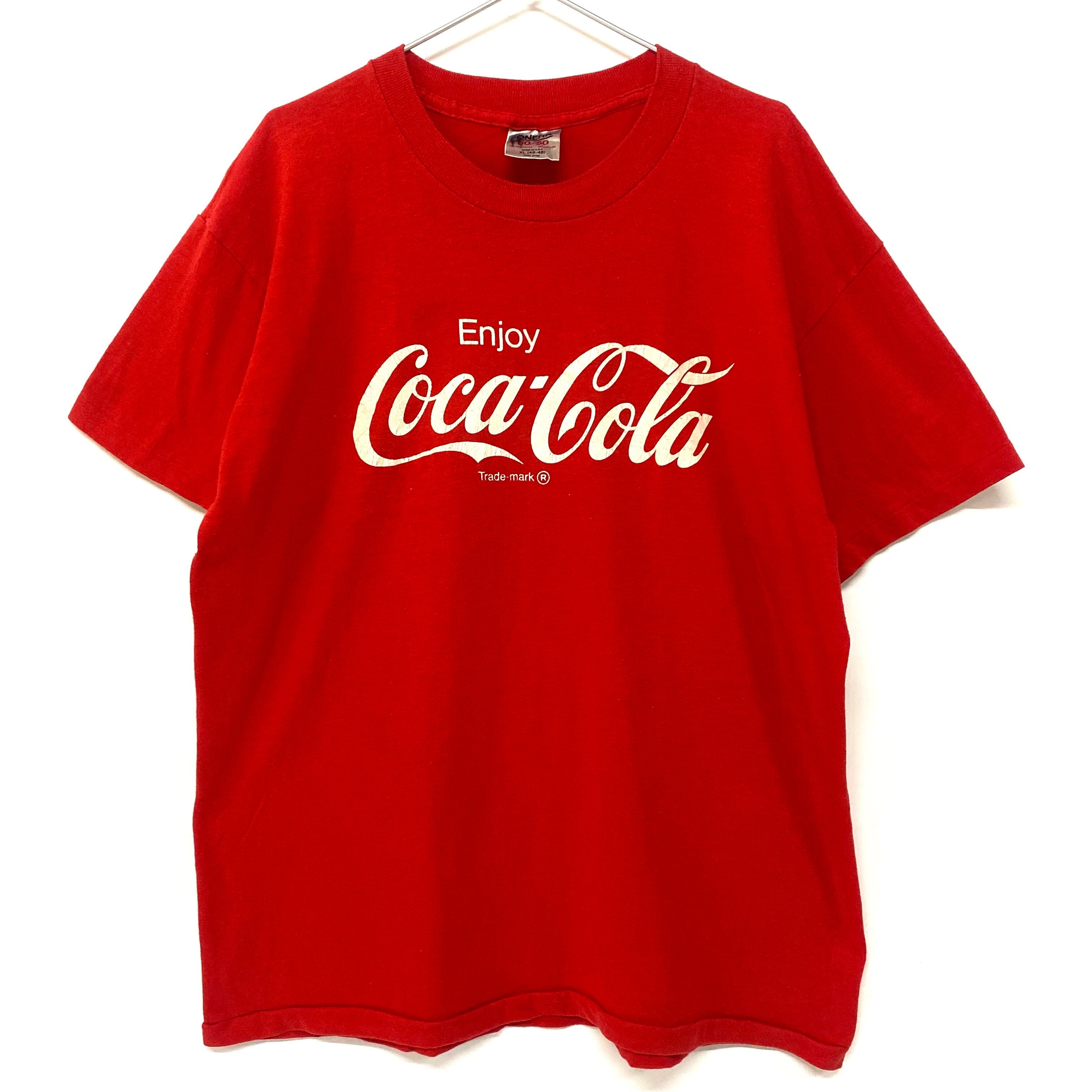 80年代 Coca-Cola コカコーラ アドバタイジングTシャツ プリントT 