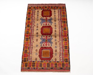 -VINTAGE TRIBAL RUG- afghanistan 213