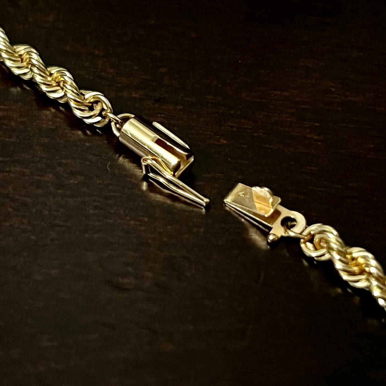 VINTAGE TIFFANY & CO. 14K Gold Twist Rope Necklace | ヴィンテージ