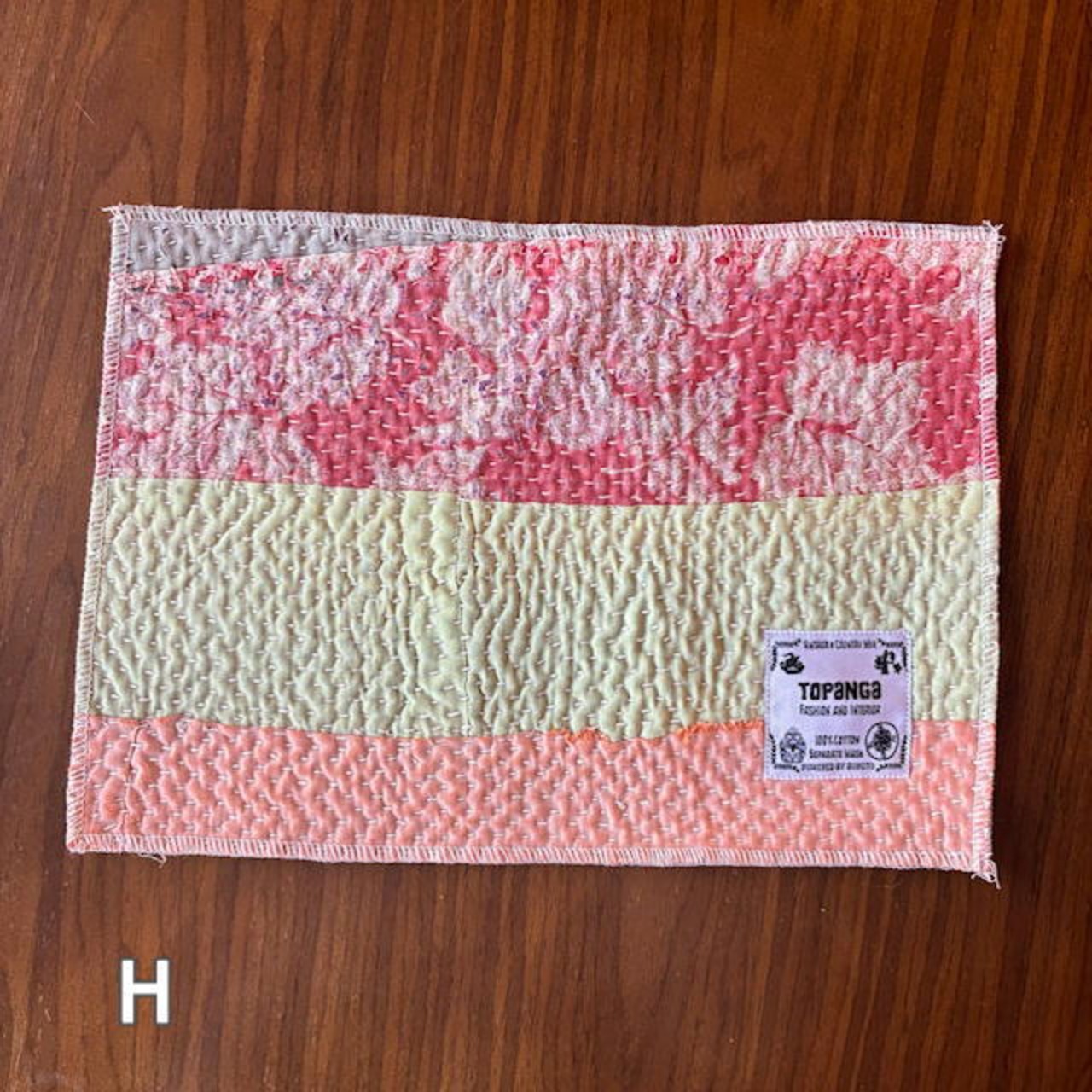 TOPANGA Kitchen India Vintage Lalli Quilt Tea Mat 19Type 30×20cm 　インドヴィンテージラリーキルト　ティーマット 20種　【メール便可】