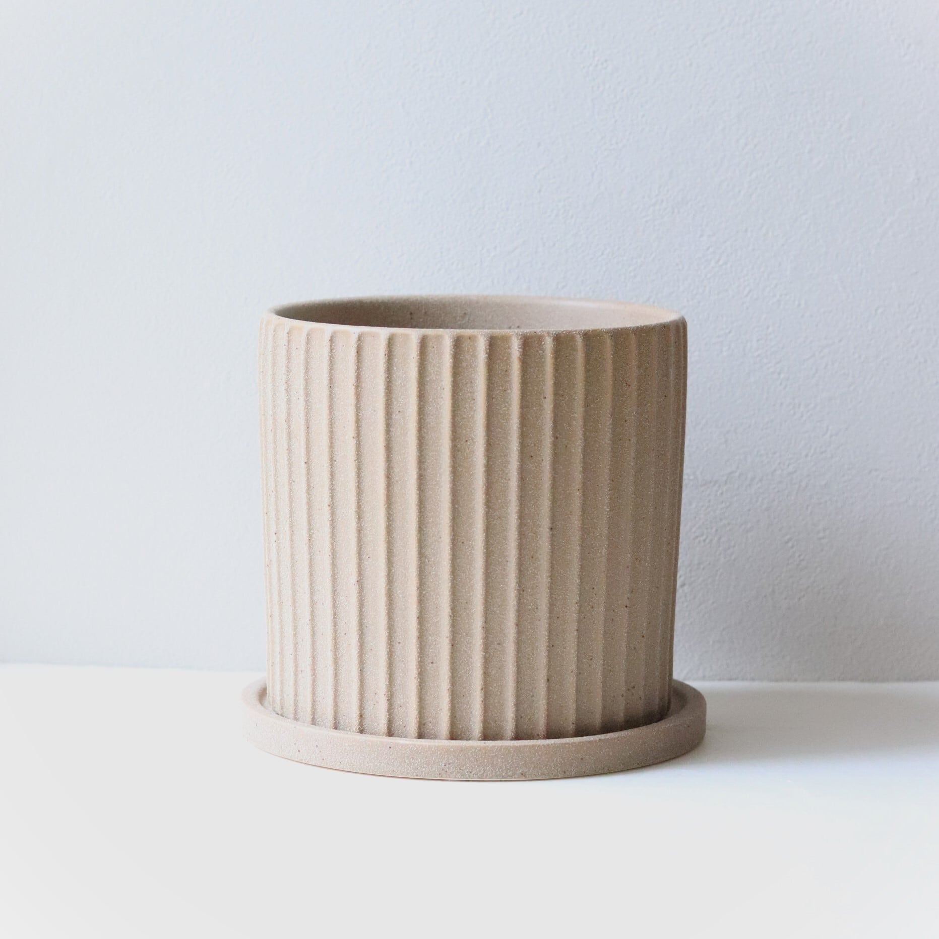 【グリーン】植木鉢イロ16 カフェオレ