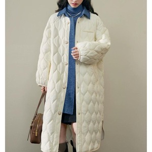 Wide Color Patchwork Light Cotton Coat