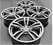 19インチ Silver Staggered ホイール ( 4本セット ) BMW 1 2 3 4 5 6 シリーズ X1 X3 X4 -DFO-1284