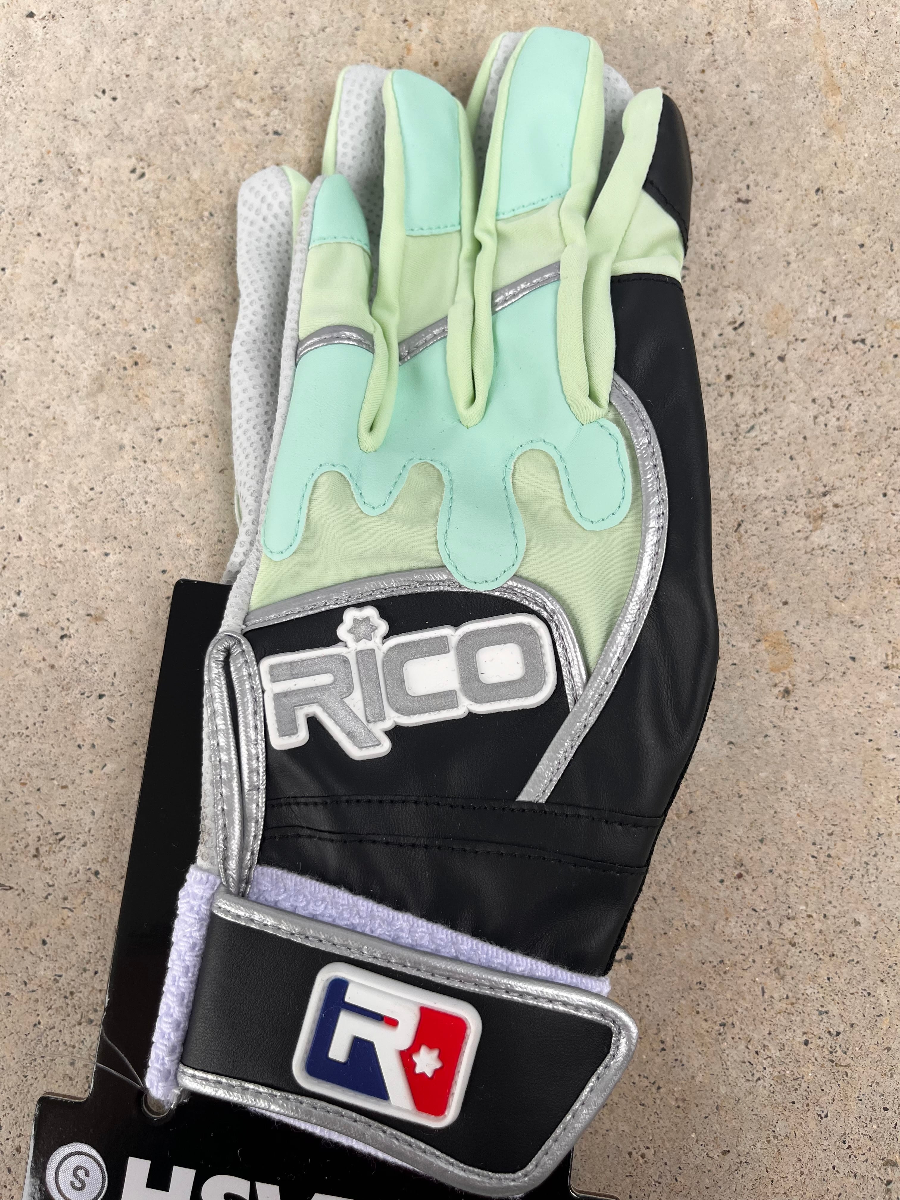 RICO バッティンググローブ（Black/Mint） | ミツウマスポーツ