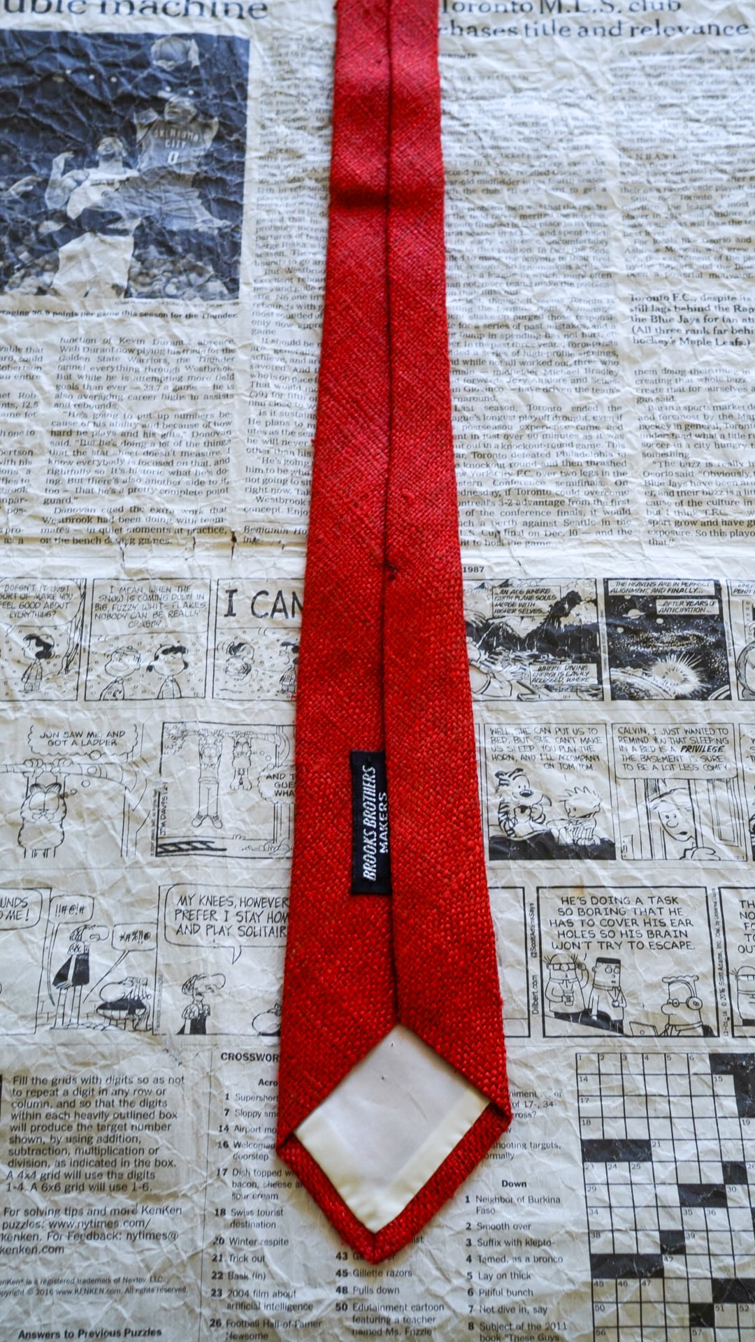 1960s】BROOKS BROTHERS ブルックスブラザーズ ソリッドタイ 《黒タグ