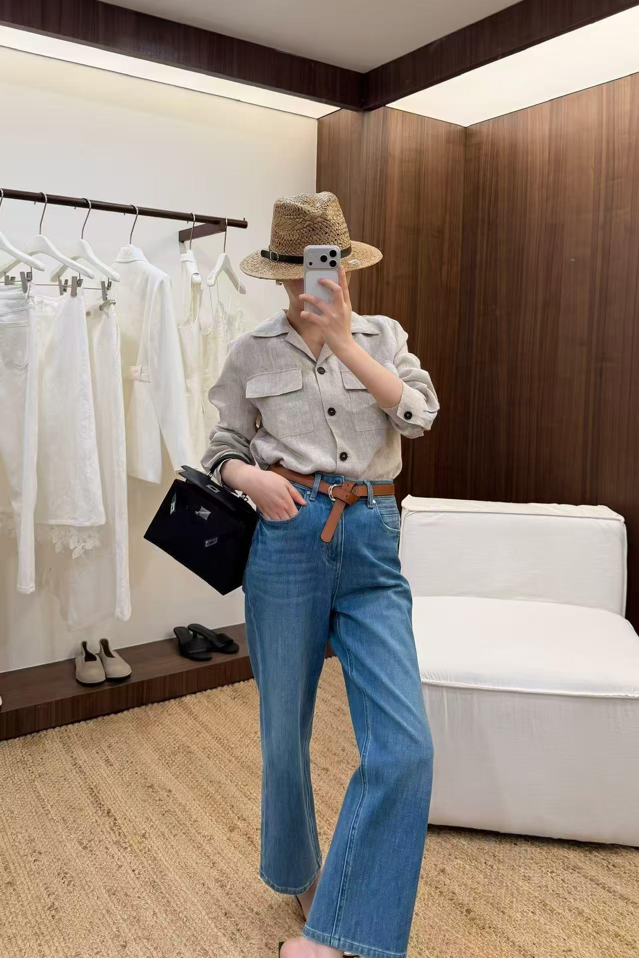 pushpushデニム Mサイズ 88125 PURITY JAPAN 美脚デニム レディース ストレートパンツ ハイ