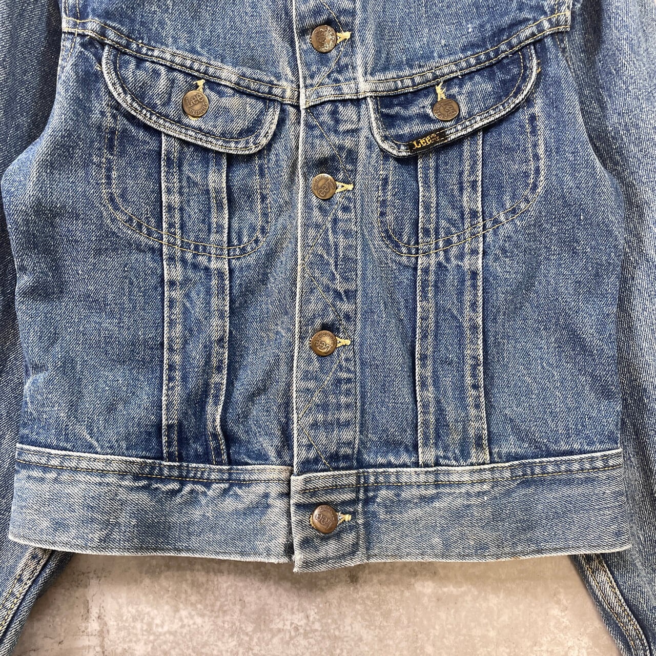 kids】70年代 USA製 リー Lee 101J デニムジャケット サイズ150cm相当