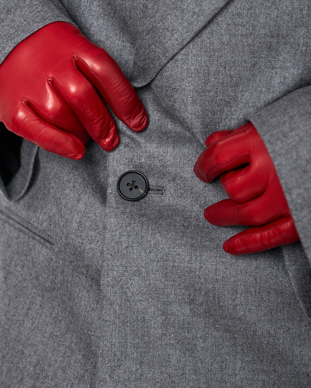 ssstein "WOOL FLANNEL OVERSIZED PEAK LAPEL JACKET〔GREY〕"