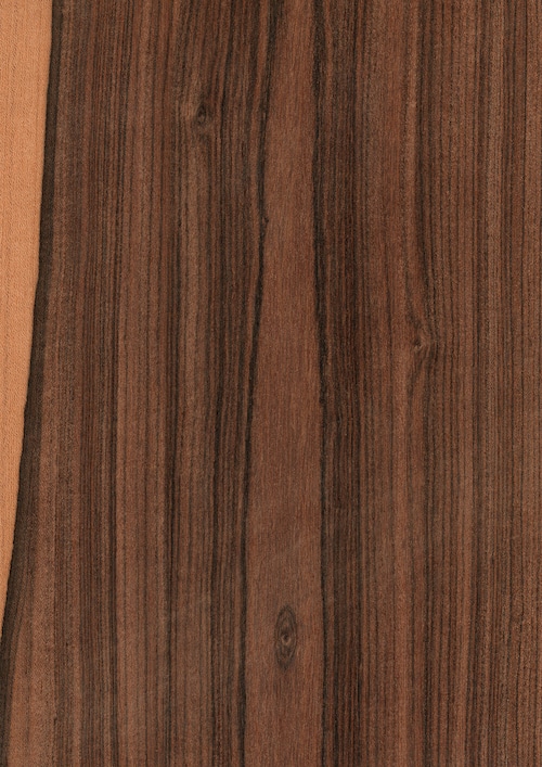 天然木ツキ板シート　オリーブウォールナット　濃色系