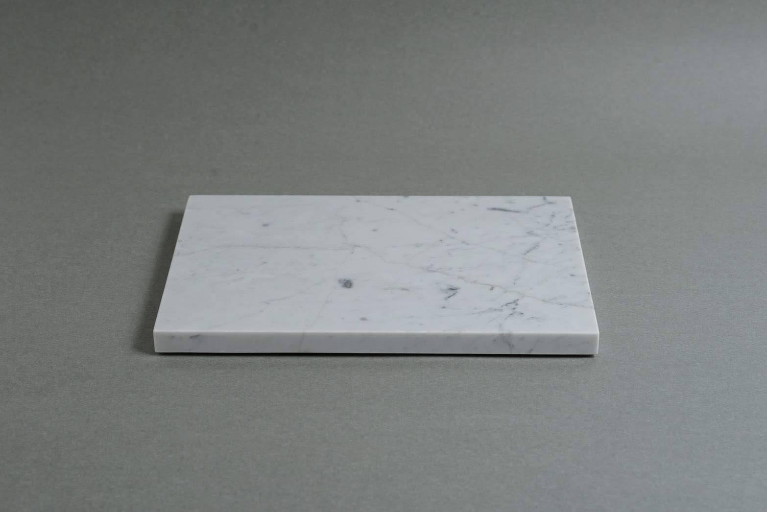 寿司下駄/大【白大理石】 | INASE 石工がつくる、石の作品