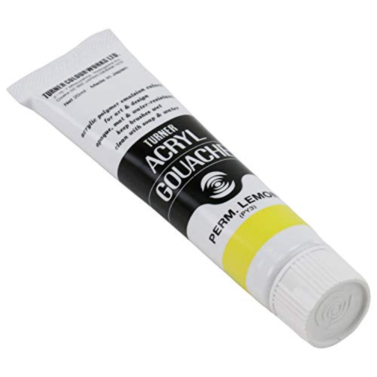 ターナー色彩 アクリルガッシュ パーマネントレモン AG020010 20ml(6号)