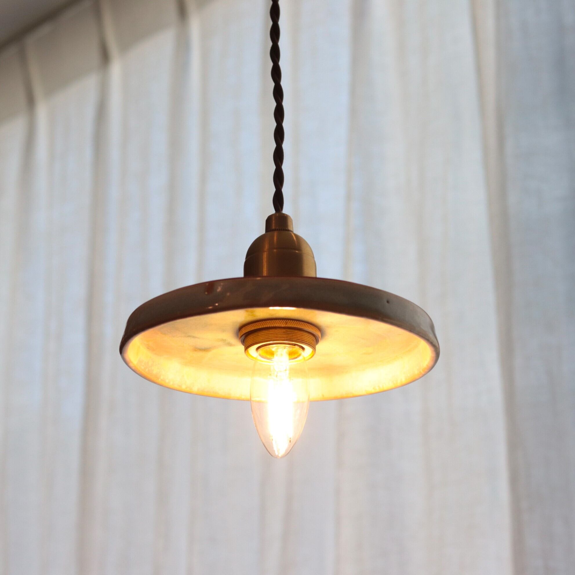 照明】信楽焼シェードのペンダントライト パン/S | ジーフラット