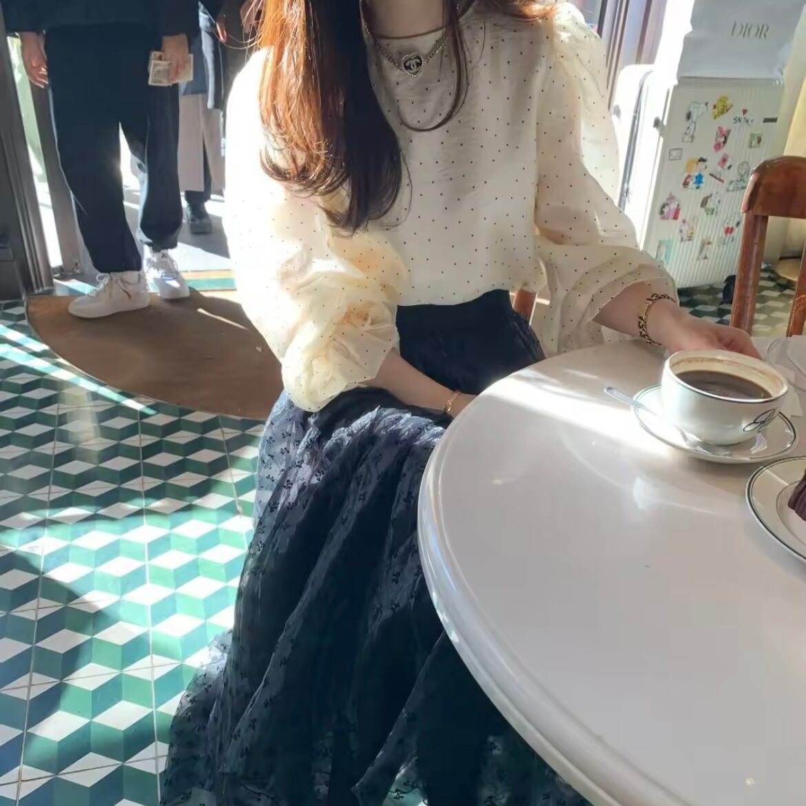 2wayリボンブラウス