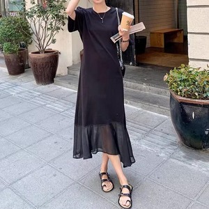 フィッシュテールスプライシングワンピース　M00140