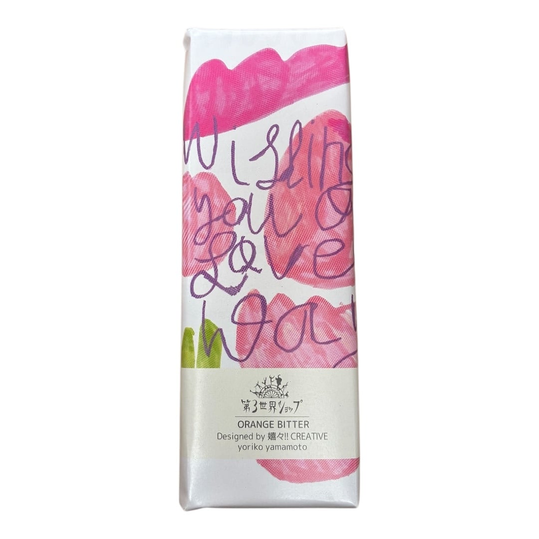 Artisan フェアトレード有機オレンジビターチョコレート(Wishing you a lovely day) 40g