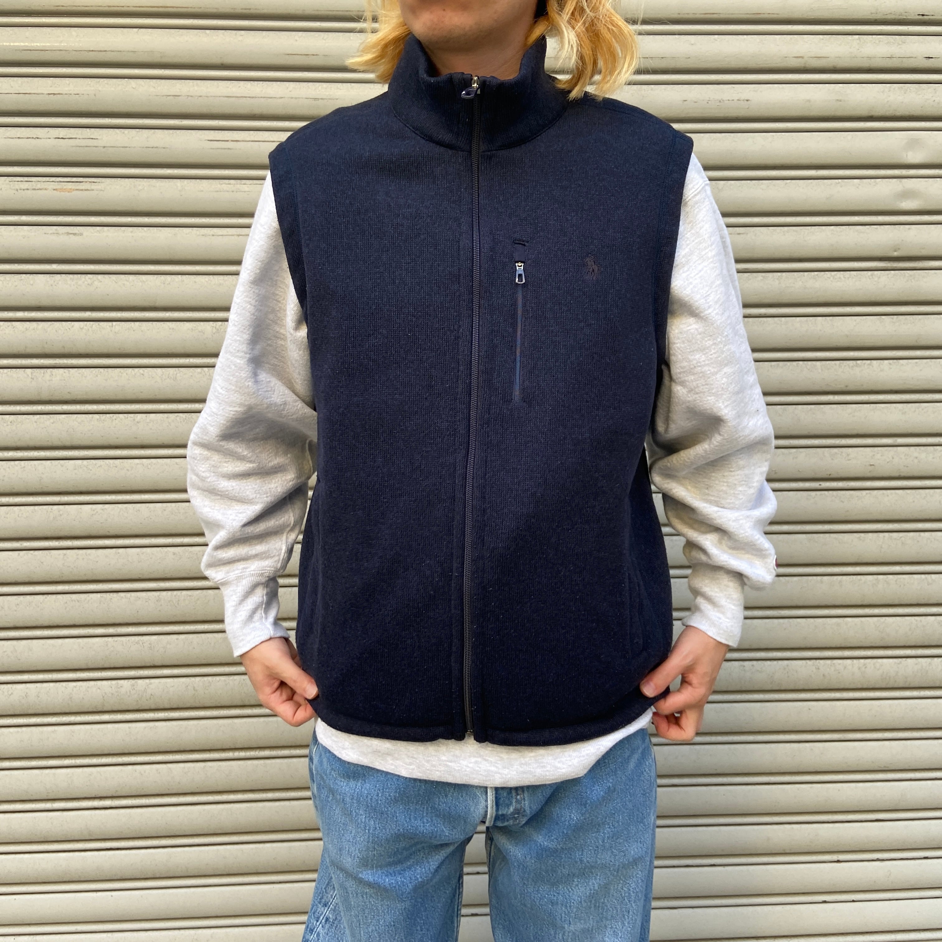 送料無料』POLORALPHLAUREN ラルフローレン ニットフリース ベスト