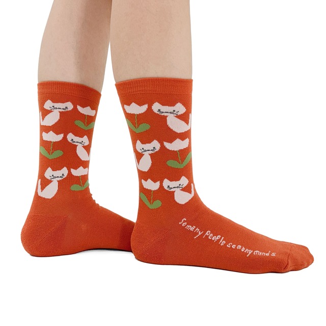 【JIN KITAMURA】北村人 SOCKS FEELINGS OF FLOWERS ソックス お花の気持ち