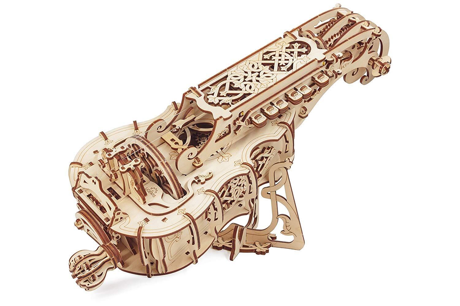 【数量限り】Ugears ハーディーガーディ 70030 木製パズル 工作 模型 接着剤工具不要 大人 中級