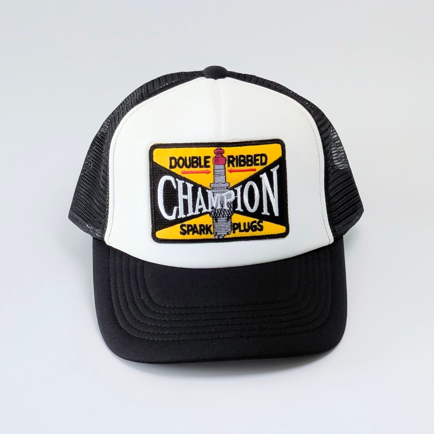 【 Mesh Cap / メッシュキャップ 】 Champion ( チャンピオン ) / BLACK / レーシングキャップ / ベースボールキャップ 〚アメリカン雑貨 アメトイ〛