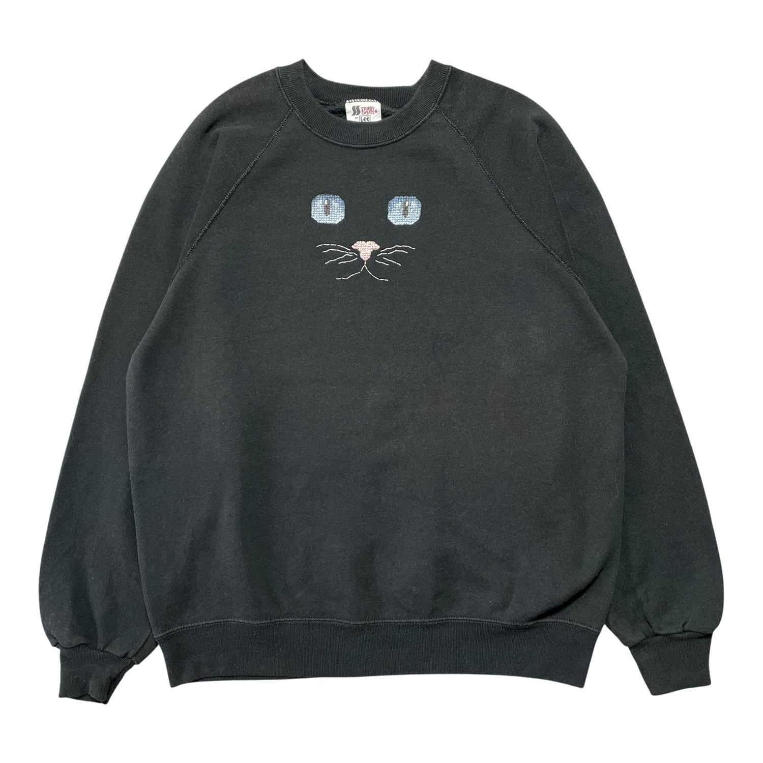 古着 Lee リー 90S USA製 ヴィンテージ黒猫 ヴィンテージ スウェット