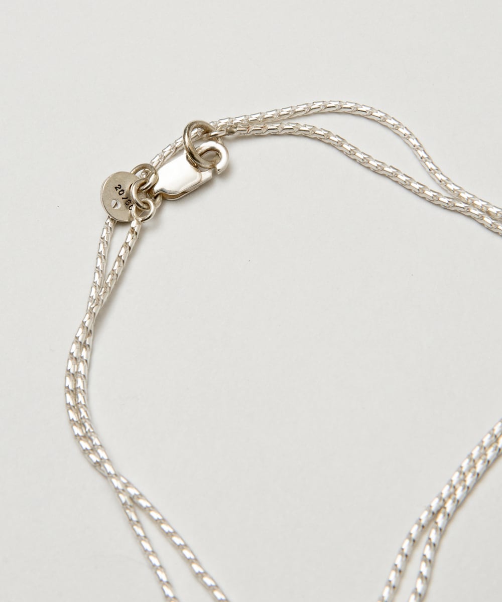 20/80・トゥエンティーエイティー/STERLING SILVER SCREW CHAIN DOUBLE