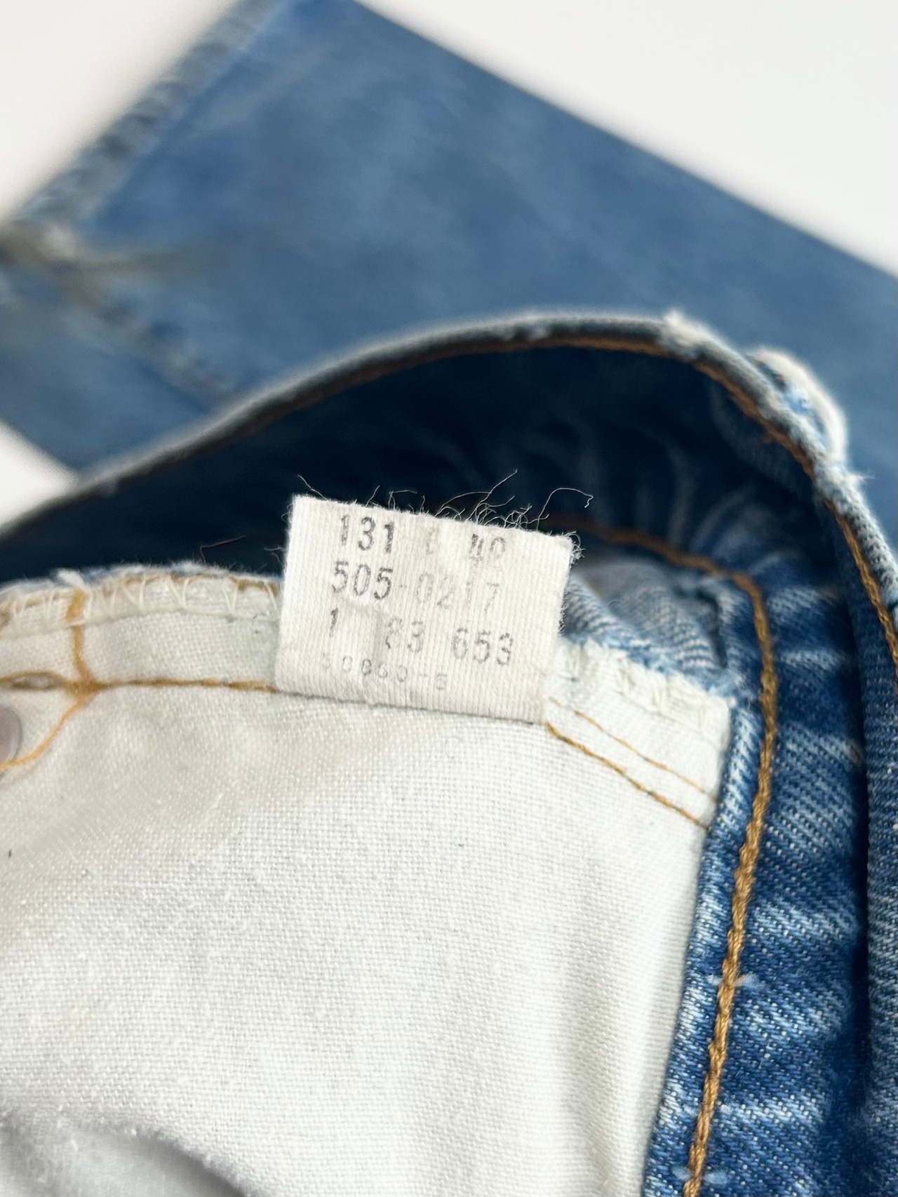 80s Levi’s 505 DENIM PANTS MADE IN USA  Size W34L32→W33.5L31