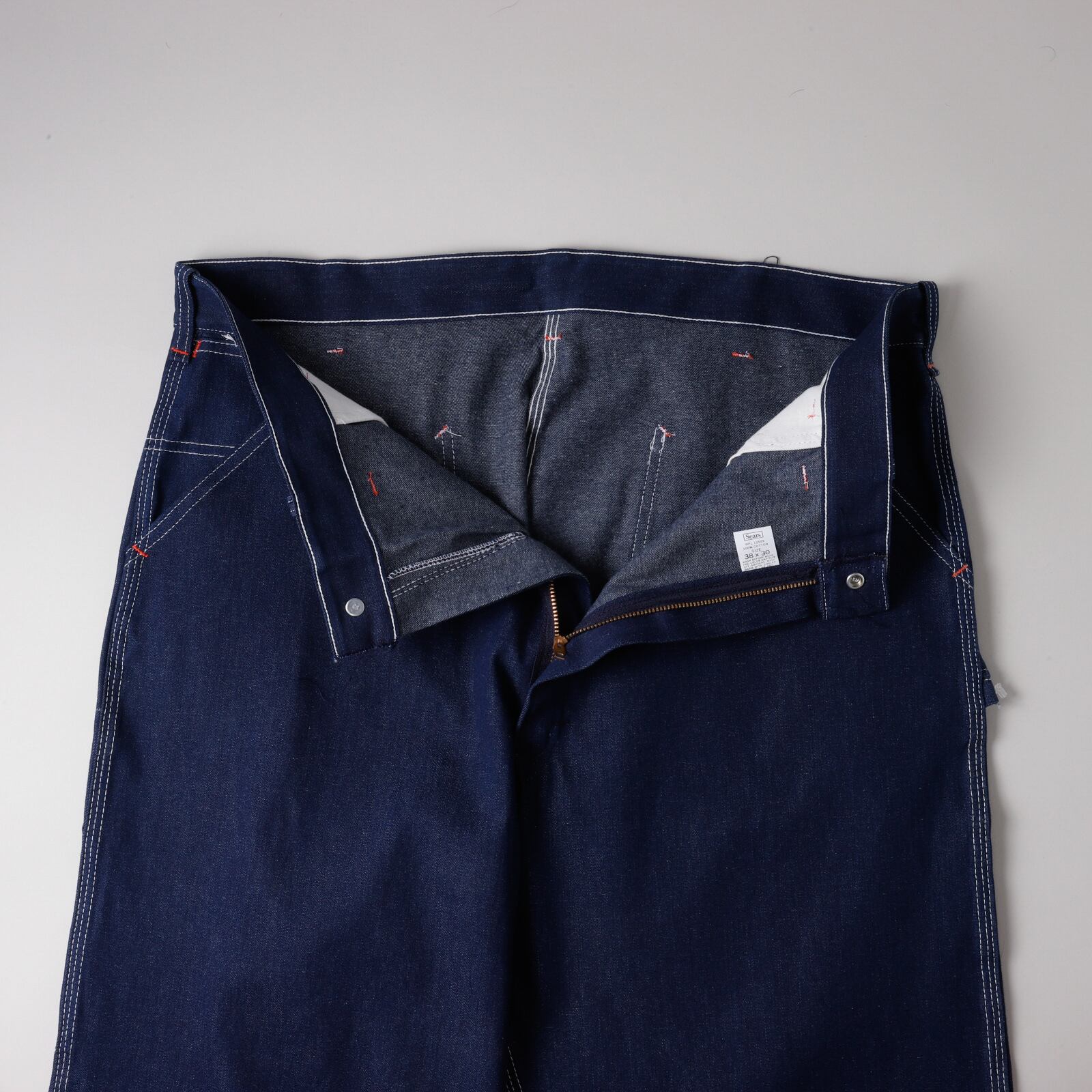 未使用】70s special vintage work denim pants Made in USA W38