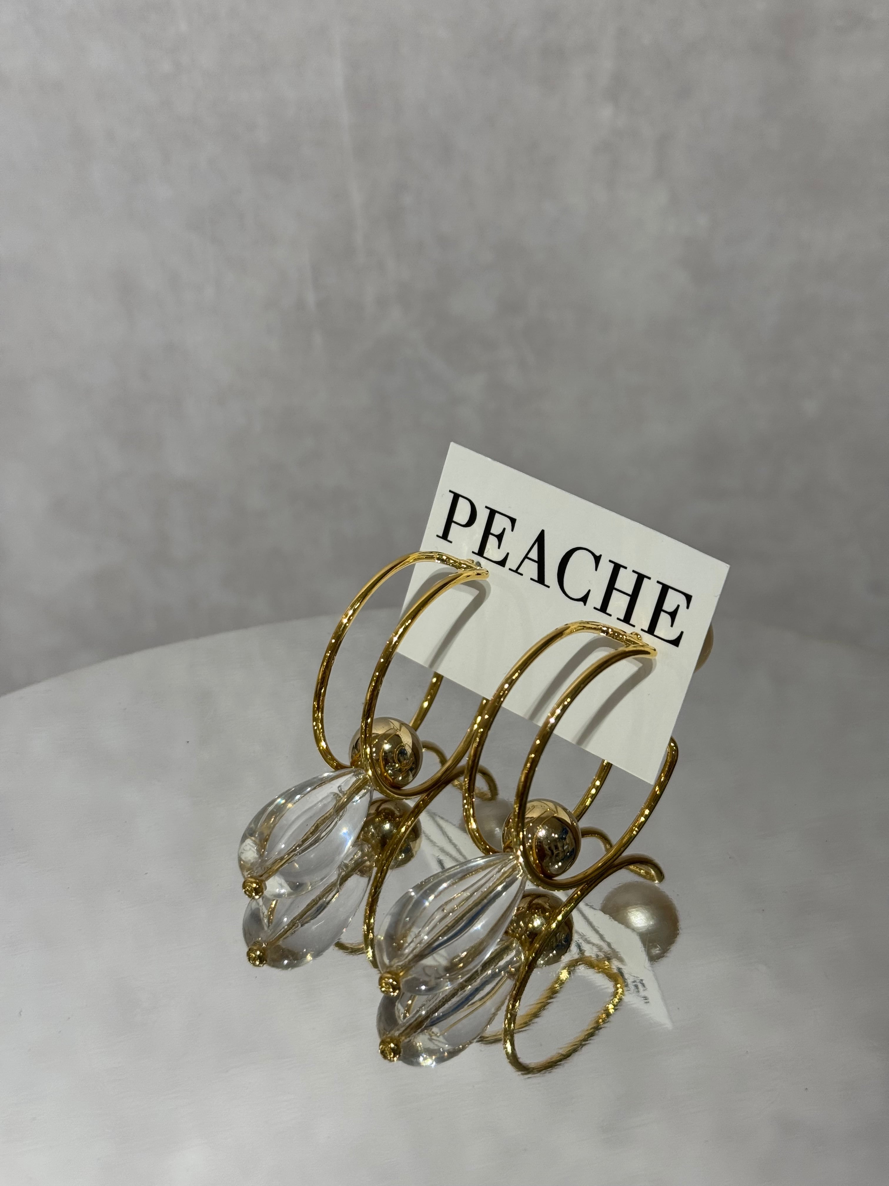 double hoop swinging clear drop