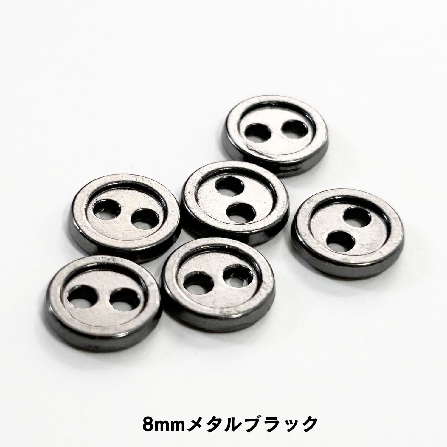 haoa ミニボタン 6個セット 人形用 ぬいぐるみ用 5mm 6mm 7mm 8mm 二つ