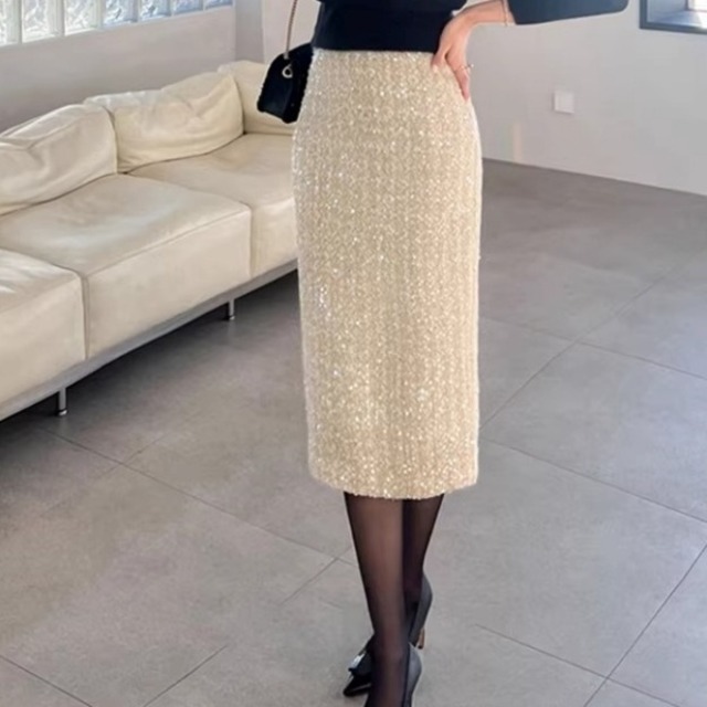 シャイニースパンコール ナロースカート 239074