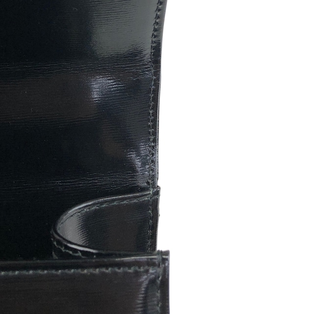 Yves Saint Laurent イヴ・サンローラン ショルダーバッグ ブラック YSLチャーム レザー 2WAY vintage ヴィンテージ オールド gmjhfk