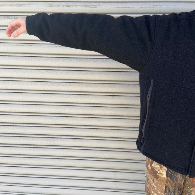 00s アークテリクス ウールカシミア混ジャケット ブルゾン ブラック L