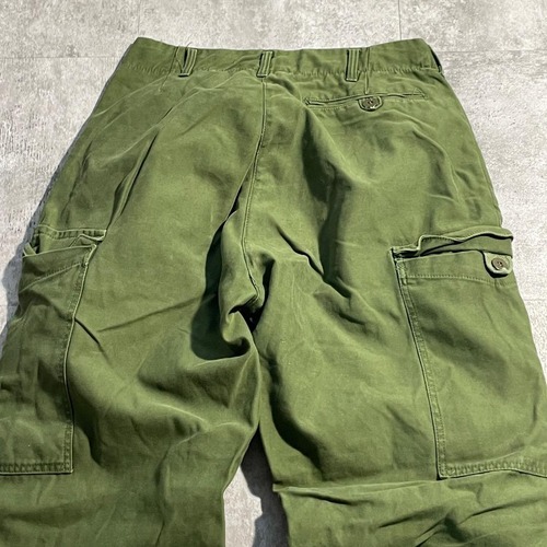 60-70s スウェーデン軍 実物 M-59 フィールドパンツ C46 w25 詳細写真14