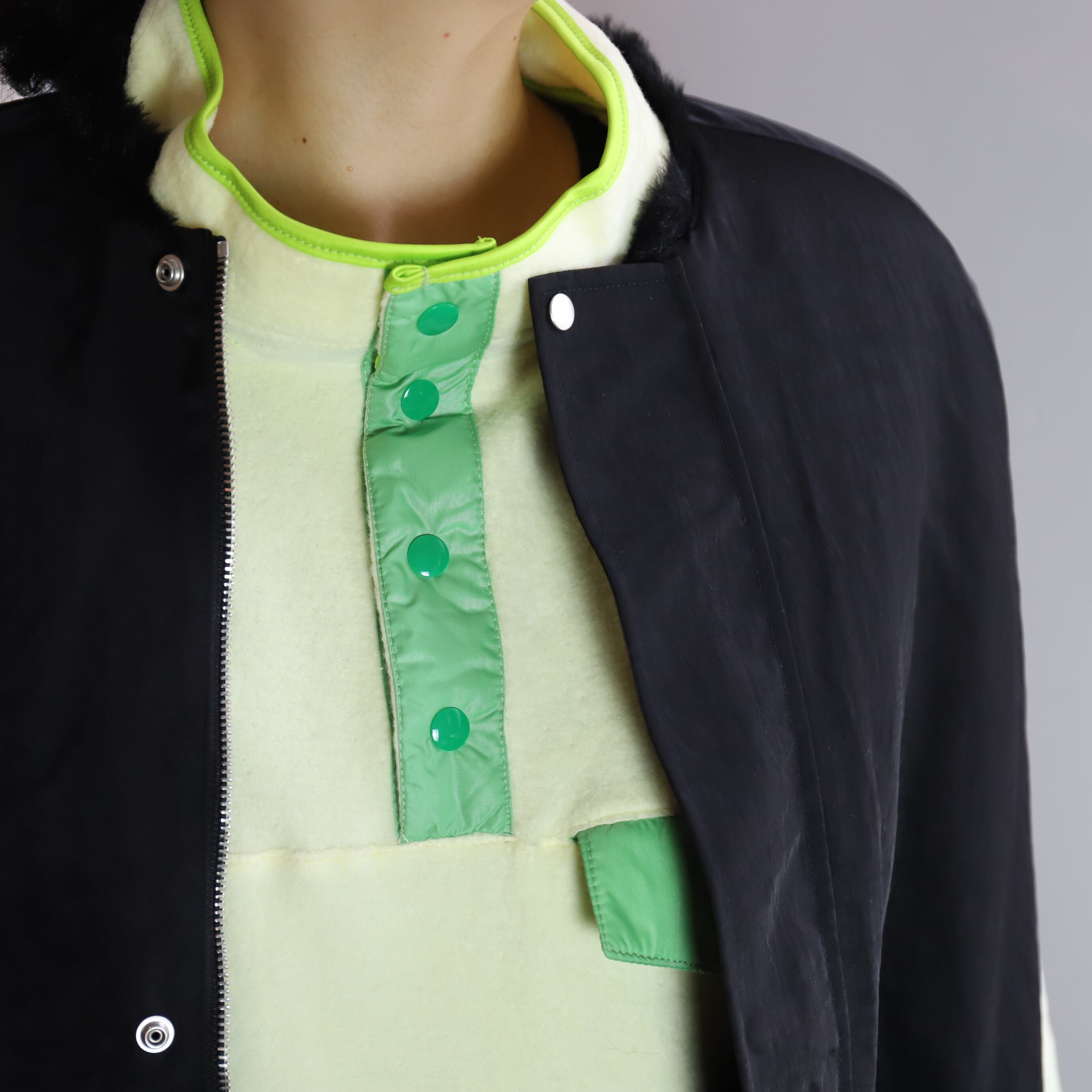 ALWEL / REVERSIBLE SLEEVELESS JACKET / BLACK | TIBETAN MARKET