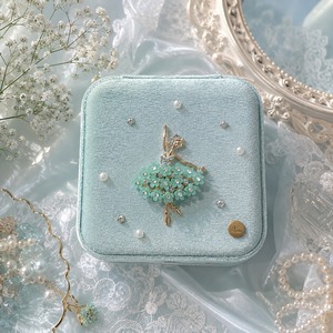 【Ballet de  Bijou 】 Mint Flower Skirt ｜Built in Mirror