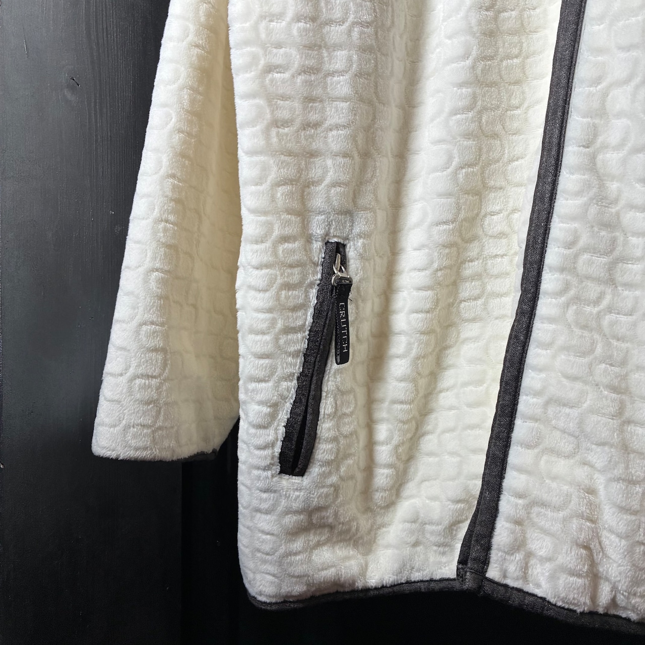 GALFY BY CRUTCHフリースジャケット ホワイト ガルフィー Y2K