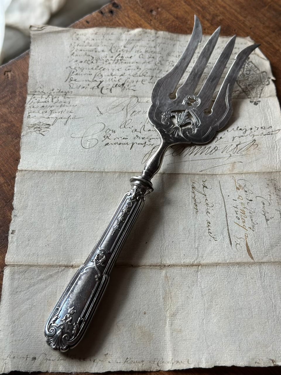 サービングフォーク 焼き菓子 魚料理 | Brocante de La Cocotte