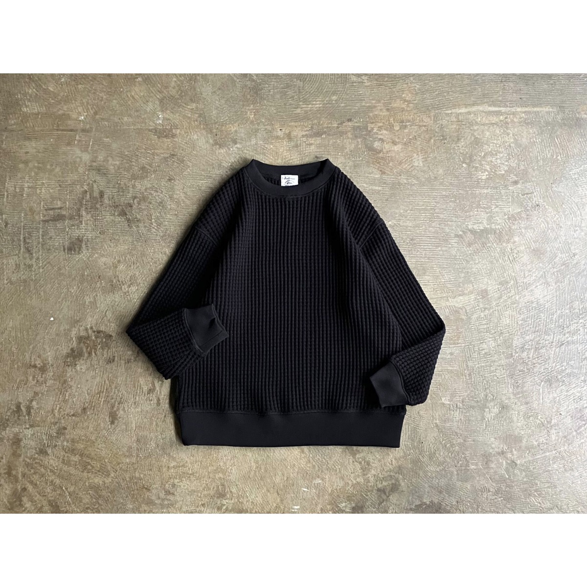 Jackman(ジャックマン) Big Waffle Crewneck | AUTHENTIC Life Store
