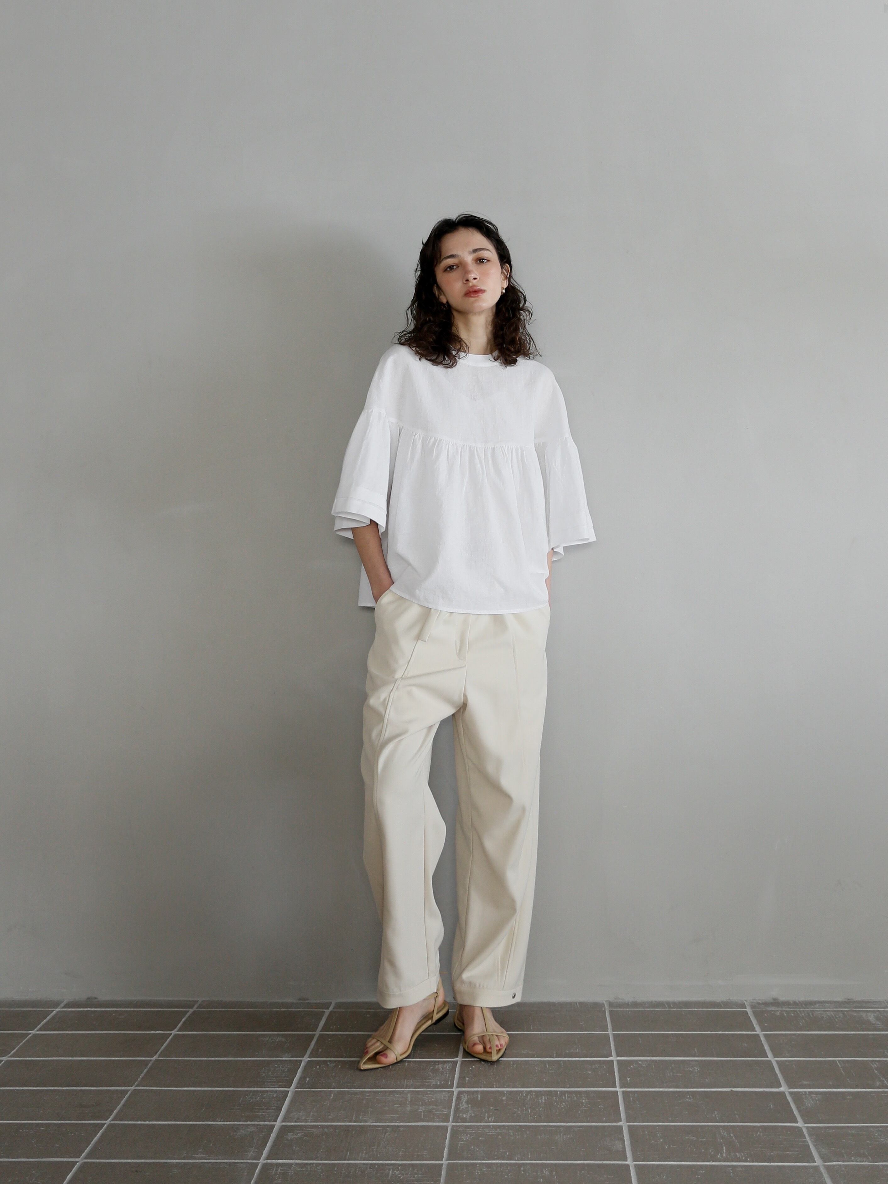 3way linen blouse（white） | Katrin TOKYO
