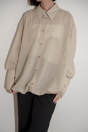 desert sheer balloon shirt(beige) ご注文から1週間前後で発送
