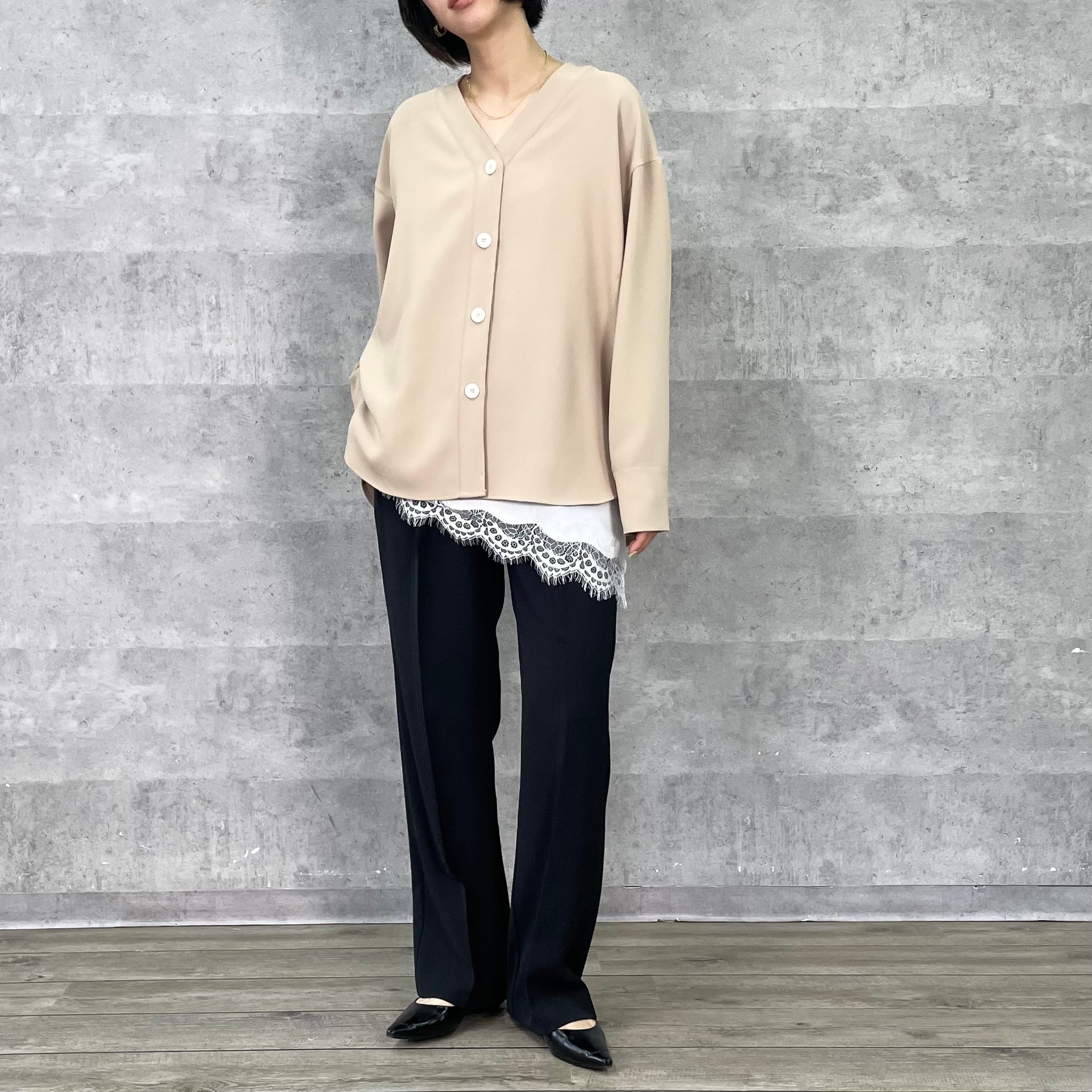 レースヘムアシンメトリーキャミソール（NO.85261716） | AnnaKerry