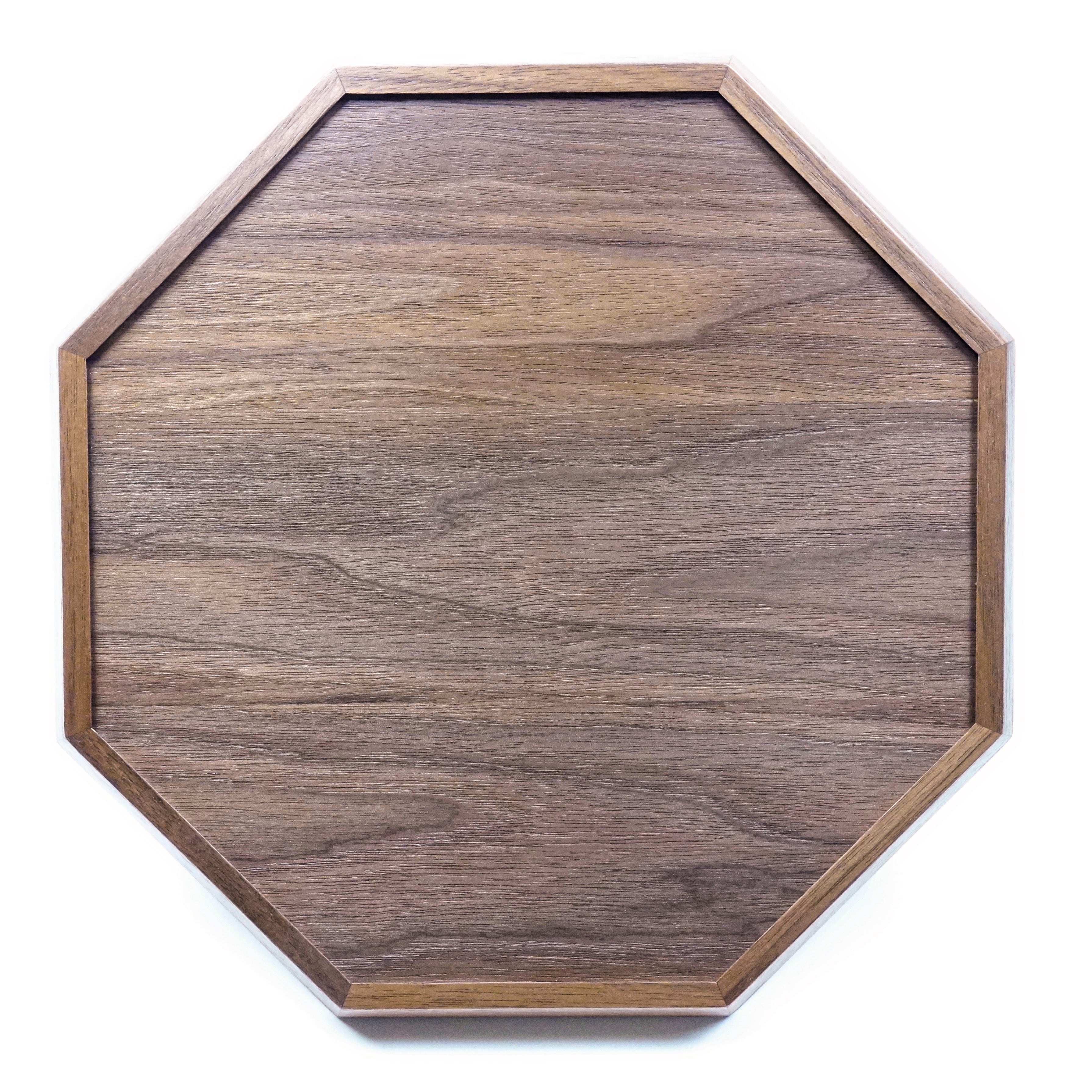 Black Walnut 八角形のトレー OBWT-0163 | poke
