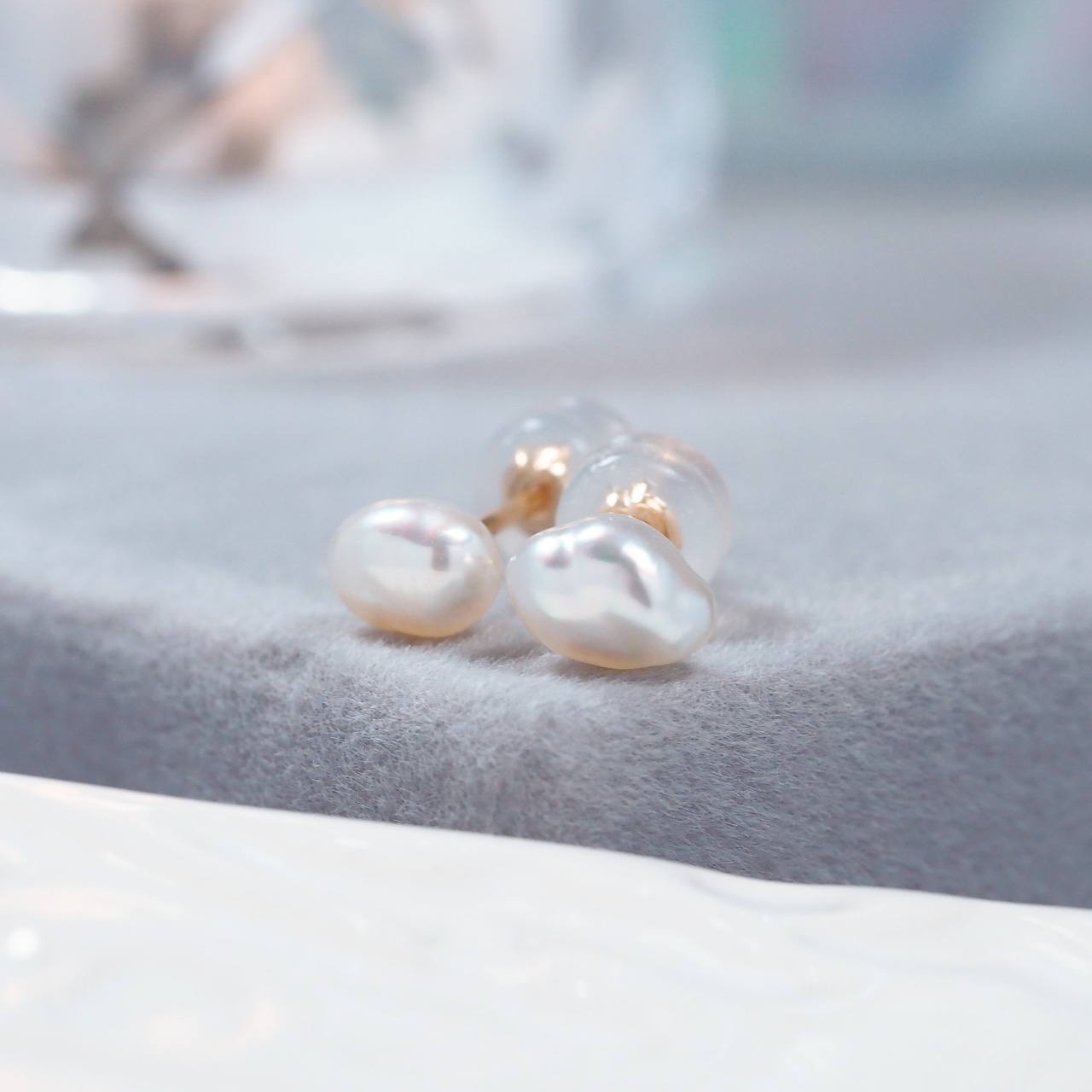 あこやケシパールYGピアス 【WEB限定】A55747/B55746 - 1