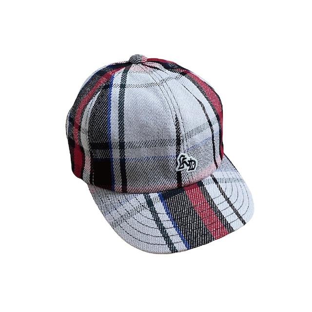 COTTON PLAID BOYS CAP / チェックBOY'S キャップ (RED)