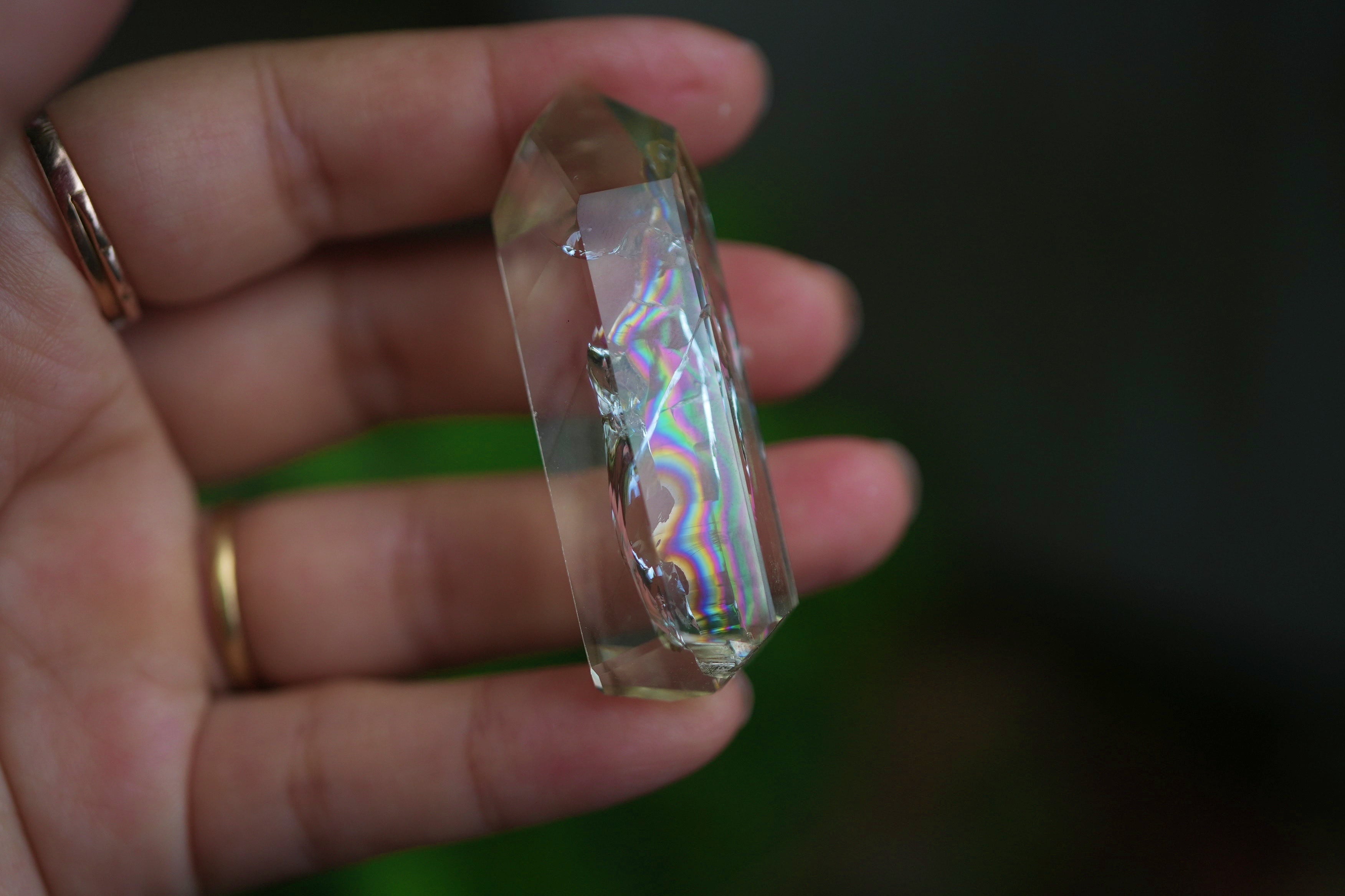 高品質  透明感  虹入り シトリン 原石 ☆虹入り☆シトリン原石 s1249 | Funky garuda Stone