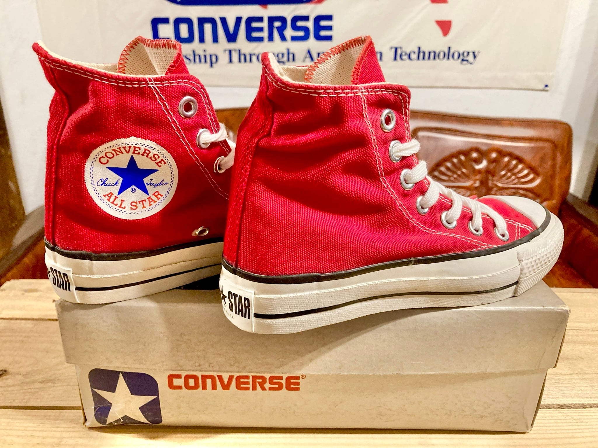 converse（コンバース） ALL STAR Hi （オールスター）赤 3.5 22.5cm ...
