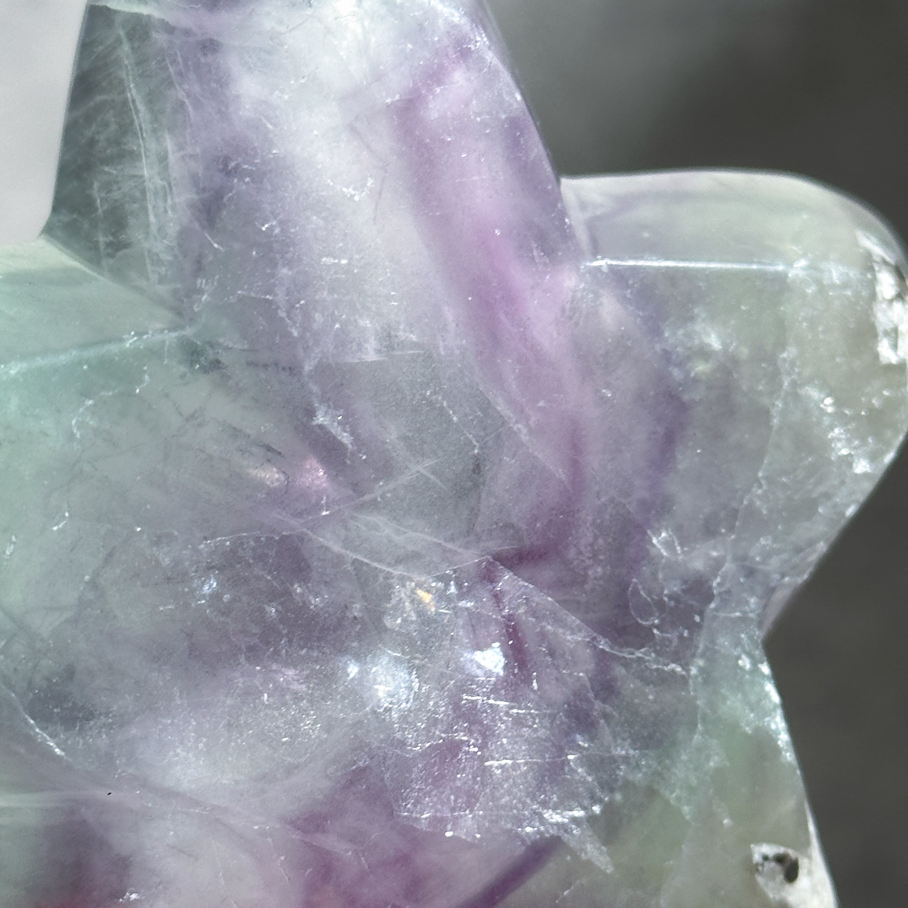 レインボーフローライト星型のうつわ13◇ RainbowFluorite ◇天然石