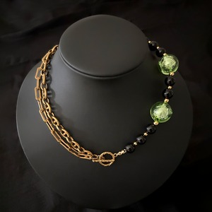 My Time - 2テクスチャーネックレス〈Forest〉