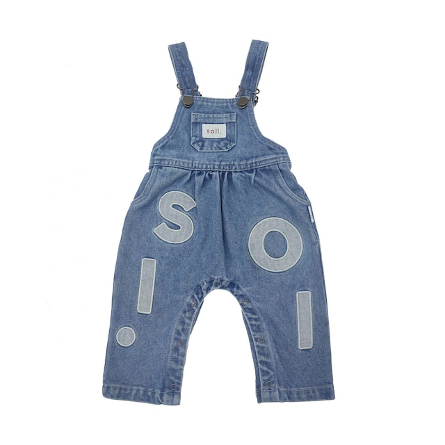 【soll. the label】 Kids Soll Denim Overalls